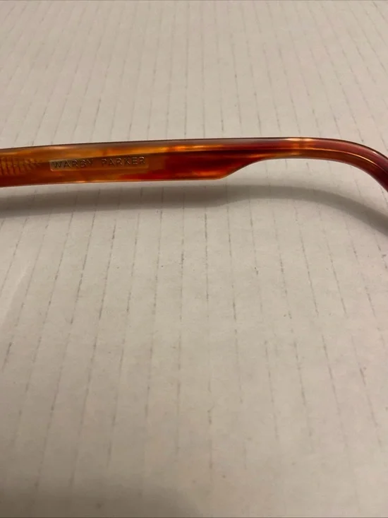 Warby Parker Red Tortoiseshell Madison 610 Cat Eye Sunglasses Only 53-18-145. - Picture 9 of 10